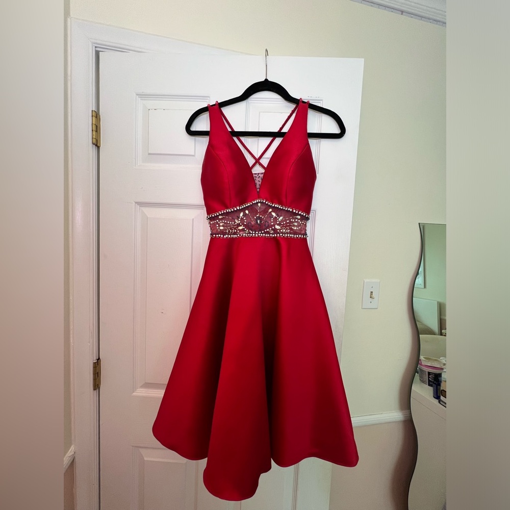 Red Formal Homecoming Dresss
